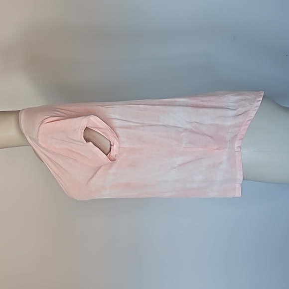 American Eagle Favorite T tie-dye pale pink top-M - Picture 2 of 7